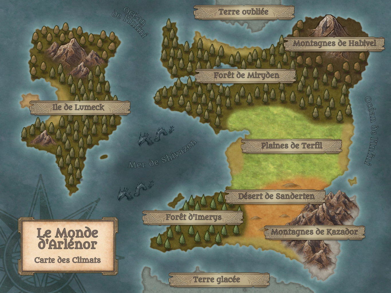 Carte des Climats